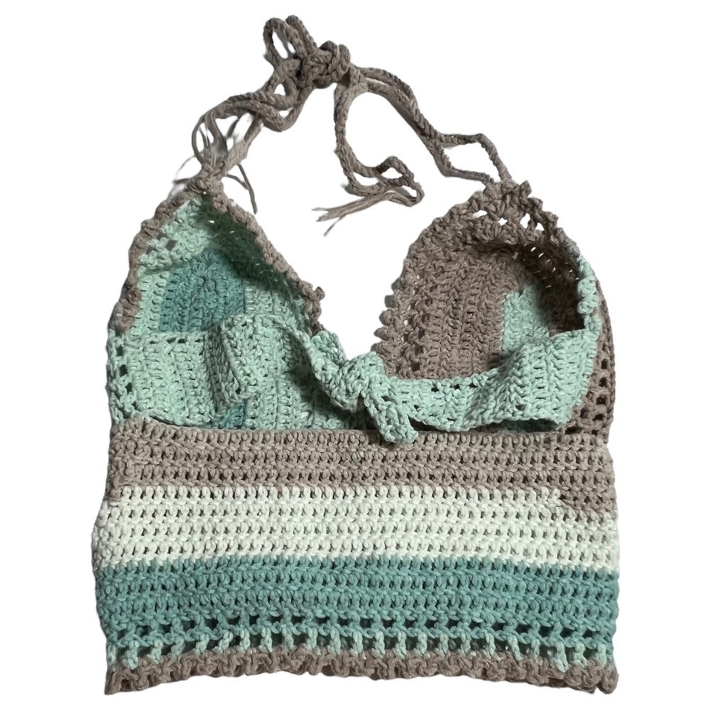 Handmade Crocheted Halter Top - Picture 4 of 4